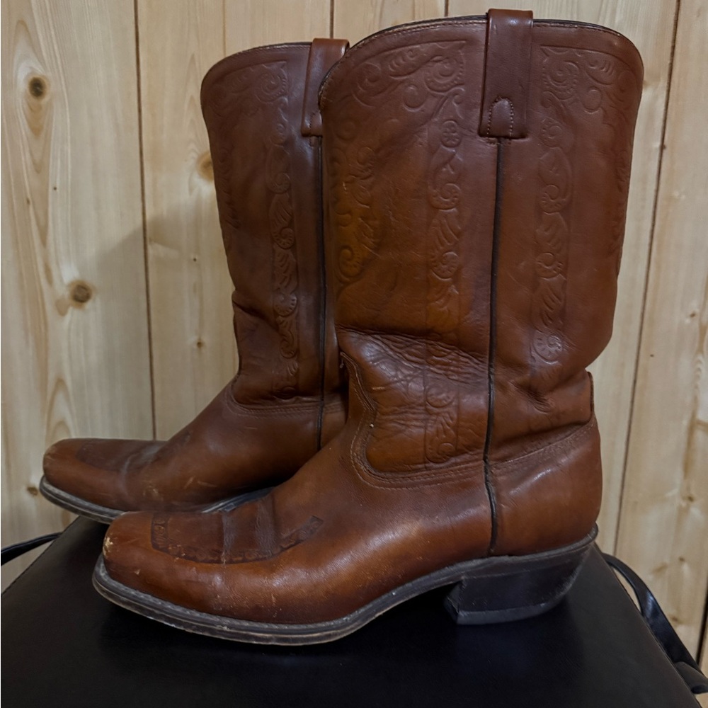 Classic Brown Cowboy Boots